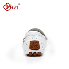 YRZL Men's Loafers Dress Office Shoes Men PU Leather Casual Shoes Lightweight Breathable Comfortable Slip on Driving Shoes Men