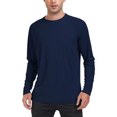 Men's Sun Protection shirts Summer UPF 50+ Long Sleeve Quick Dry Men Shirts Breathable Hiking Fish Performance Tops UV-Proof