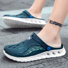 Summer Comfortable Men's Garden Clogs Male Outdoor EVA Injection Clogs Casual Sandal Men Beach Slippers Water Shoes Pool Sandals