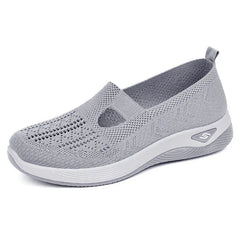 Women's New Summer Shoes Mesh Breathable Sneakers Light Slip on Flat Sandals Anti-slip Walking Woven Shoes Zapatillas De Mujer