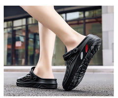 Male Slippers EVA Outdoor Vacation Simple Sandals Indoor Anti-slip Waterproof Clogs Off White Shose Summer Platform Shoes