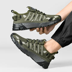 Men's lightweight sneakers summer new breathable anti-slip outdoor racing running shoes fashion Joker student speed sports shoes