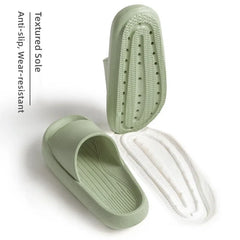 Big Size 48 49 Men Slippers Women Soft EVA Platform Thick Sole Slides Summer Beach Sandals Couples Home Anti-Slip Bathroom Shoes