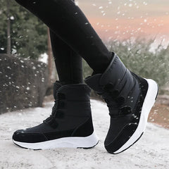 2023 Winter White Snow Boots Waterproof Non-slip Thicken Plush Warm Ankle Boots Women Shoes Botas Mujer Platform Shoes