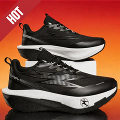 Running Shoes Marathon Carbon Board Air Cushion Men Sports Breathable Lightweight Women's Comfortable Athletic Nonskid Sneakers
