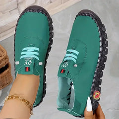 Women Sneakers 2024 New Spring Summer Loafers Soft-soled Roman Breathable Sneakers Women Retro Plus Size Single Shoes for Women
