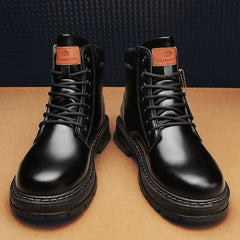 2026 Winter Ankle Boots Men's Boots Outdoor Yellow Boots Classic Design High Top Men Casual Shoes Botas Para Hombre