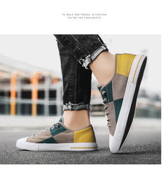 Men Sneakers Casual Shoes Men Flat Brand Fashion Canvas Shoes Comfortable Driving Tennis Sports Shoes Student