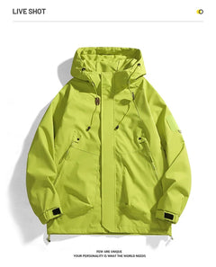 Unisex Outdoor Waterproof Jacket Windbreaker Coat Autumn Breathable Fishing Camping Windproof Jackets Men Women Clothing