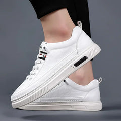 New Leather Shoes for Men Non-slip Sports Fashion Comfortable Sneakers Male Flat Slip-on Casual Brand Men's Casual