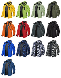 TACVASEN Spring Autumn Lightweight Jackets Mens Mesh Lined Waterproof Rain Jacket Outdoor Fishing Hiking Jacket Male Windbreaker