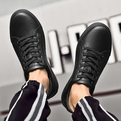Luxury Brand Men's Sneakers Genuine Leather Casual Shoes Leisure Walk Men Shoes All-match Outdoor Skateboard Footwear For Male