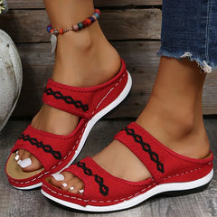 Customizable 2025 New UZZDSS Women Sandals Orthopedic Slippers Summer Shoes Tailor-made Suits WTX372803