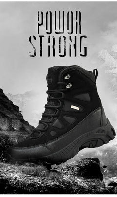 Men Tactical Boots Lace Up Military Army Boot Unisex Work Hiking Shoe Desert Waterproof Brand Climbing Shoe Male Ankle Size Plus