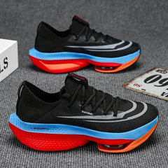 Road Running Shoes, Carbon Board Marathon, Boys' Summer Sports Shoes, Thick Soled Air Cushion, Genuine Running Shoes