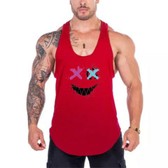 2024 New Men's Sleeveless Vest T-Shirt Sports Style Running Mountain Climbing Exercise Vest Breathable and Refreshing Men's Vest