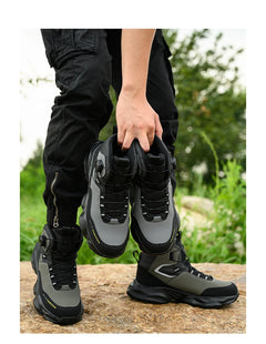 Rotating button Safety Shoes Men Boots work Sneakers Male Steel Toe shoes Protective Boots Puncture-Proof Indestructible shoes