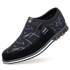 Business Men Leather Shoes for Men 2025 New Comfort Trend Flat Work Shoes Casual Moccasin Sneakers Slip on Big Size Male Loafers