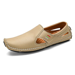 Men's Moccasins Summer Walking Breathable Casual Shoes Flat Shoes