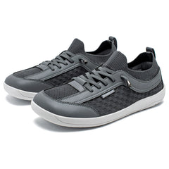 HOBIBEAR Men Barefoot Shoes Women Slip On Wide Toe Walking Sneaker | Zero Drop Sole | Lightweight Breathable Minimalist Shoes