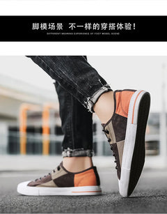 Men Sneakers Casual Shoes Men Flat Brand Fashion Canvas Shoes Comfortable Driving Tennis Sports Shoes Student