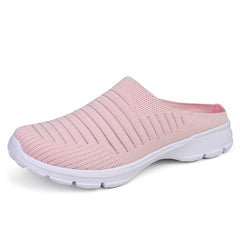 Men Slippers Summer Mesh Breathable Home Indoor Slippers Men Thick Bottom Slides Fashion Couple Walking Shoes Chanclas Hombre