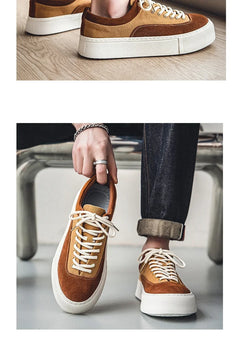 Korean Fashion Casual Canvas Sneakers Men Harajuku Platform Canvas Shoes Man Breathable Men's Vulcanized Shoes Zapatos De Lona