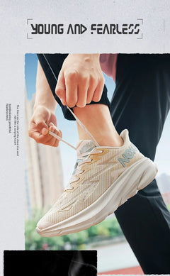 Men Sports Running Shoes Casual Carbon Plate Marathon Breathable Lightweight Women's Comfortable Athletic Nonskid Sneakers