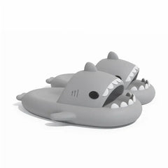 2024 Summer Shark Slippers Women Slides Men Bathroom Flip Flops Home Anti-Skid Flat Shoes Outdoor Fins Removable Slides Sandals