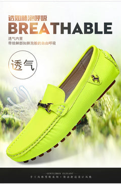 MAEDEF Men's Loafers 2024 Spring Autumn Fashion Shoes Men Classic Brand High Quality Leather Comfy Drive Shoes Boat Casual Shoes