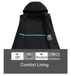Plus Size Men's Waterproof Hiking Jackets S-8XL Windproof Windbreaker Coat Breathable Fishing Camping Trekking Jacket Clothing