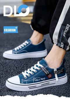 Fashion Men's Canvas Shoes Summer Breathable Men Casual Shoes Outdoor High Quality Sneakers Comfortable Low-Top Men tennis Shoes