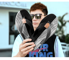 Home Flip Flops Fashion Men's Slippers Outdoor Sandals Summer Beach Shoes Size 39-46