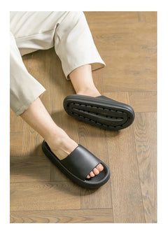 Big Size 48 49 Men Slippers Women Soft EVA Platform Thick Sole Slides Summer Beach Sandals Couples Home Anti-Slip Bathroom Shoes