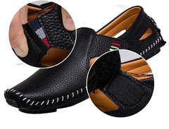Men's Moccasins Summer Walking Breathable Casual Shoes Flat Shoes