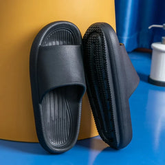 Big Size 48 49 Men Slippers Women Soft EVA Platform Thick Sole Slides Summer Beach Sandals Couples Home Anti-Slip Bathroom Shoes