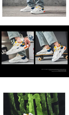 2025 Fashion and Comfortable Mesh Breathable Outsole Shoes Summer Hot Sale Mens Casual Shoes Thick Bottom Breathable Sneaker