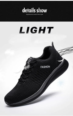 Summer Breathable Men's Casual Shoes Mesh Breathable Man Casual Shoes Fashion Moccasins Lightweight Men Sneakers Hot Sale 36-48