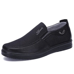 Size 50 Men Breathable Shoes Fashion Light Old Beijing Cloth  Men's Slip on Flat Canvas Shoes Work Zapatillas Hombre