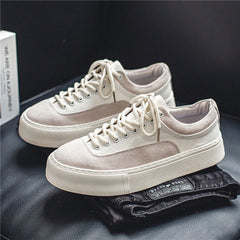 Korean Fashion Casual Canvas Sneakers Men Harajuku Platform Canvas Shoes Man Breathable Men's Vulcanized Shoes Zapatos De Lona