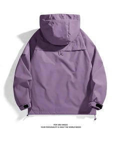 Unisex Outdoor Waterproof Jacket Windbreaker Coat Autumn Breathable Fishing Camping Windproof Jackets Men Women Clothing