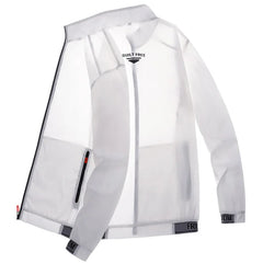 Men's sun protection clothes for summer ultra-thin breathable ice silk trendy fashion UV resistant air conditioning jacket jacke