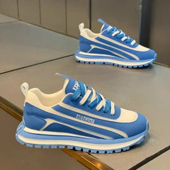 Chunky Sneaker Men Designer Retro Soft Sole Sport Shoes Fashion Casual Leather Fabric Breathable Height Increased Platform Shoes