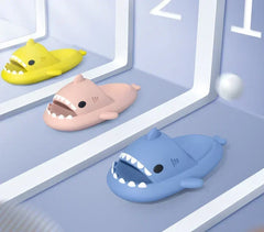 2024 Summer Shark Slippers Women Slides Men Bathroom Flip Flops Home Anti-Skid Flat Shoes Outdoor Fins Removable Slides Sandals