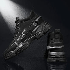 Men's Casual Boots Soft Sole Anti Slip Four Seasons Work Outdoor Botas Student Sports Boot Fashion Youth Versatile Trendy Boots