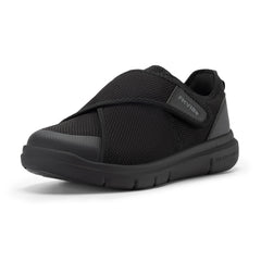 FitVille Men's Diabetic Shoes Extra Wide Slip-On Shoes for Swollen Feet Adjustable Walking Shoes for Elderly Foot Pain Relief