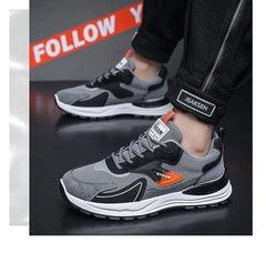 Fashion Men Shoes Versatile Mesh Men Sneakers Brand Breathable Running Shoes Anti-Slip Platform Sport Shoes Male Tenis Masculino