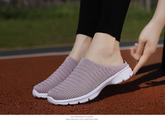 Men Slippers Summer Mesh Breathable Home Indoor Slippers Men Thick Bottom Slides Fashion Couple Walking Shoes Chanclas Hombre