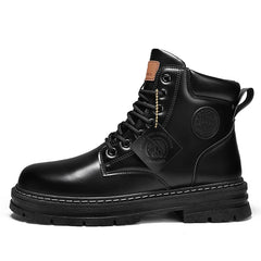 2026 Winter Ankle Boots Men's Boots Outdoor Yellow Boots Classic Design High Top Men Casual Shoes Botas Para Hombre