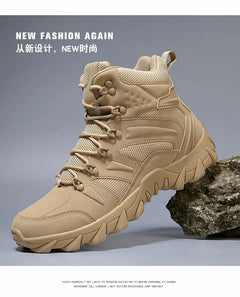New Men's Boots Outdoor Hiking Boots Men Winter Desert Boots Motocycle Boots Zapatos Hombre